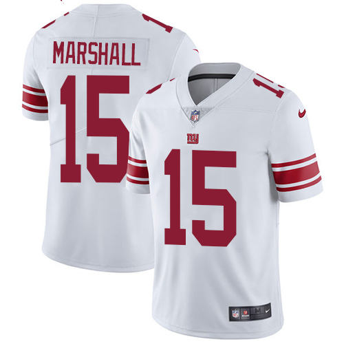 Nike Giants #15 Brandon Marshall White Youth Stitched NFL Vapor Untouchable Limited Jersey